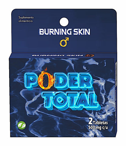 Poder Total Masculino Vigorizante Potenciador Natural 2 Tabletas